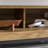 Kohn 58" 2-Door Media Console with Electric Fireplace-1367721247