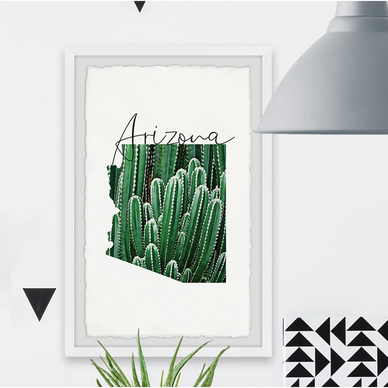 " Arizona Cactus " by Marmont Hill, 45" H x 30" W x 1.5" D