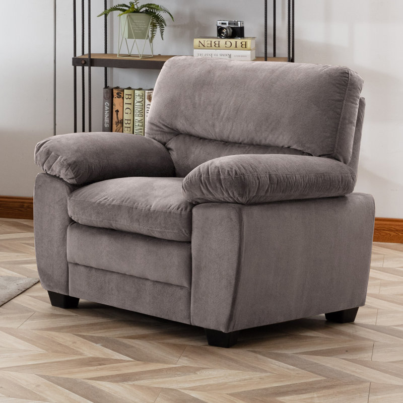 Abreona Upholstered Armchair, Dark Gray