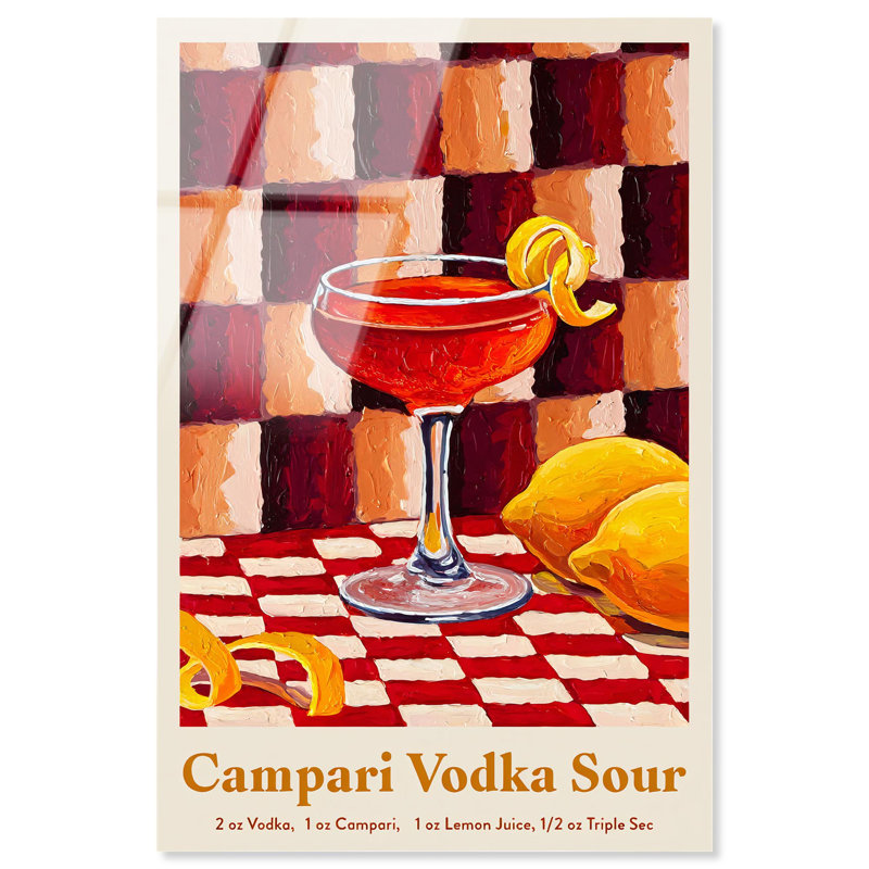 «Zesty Elixir Acrylique Print Summer Art Prints» par Art Remedy, H 15 po x l 10 po