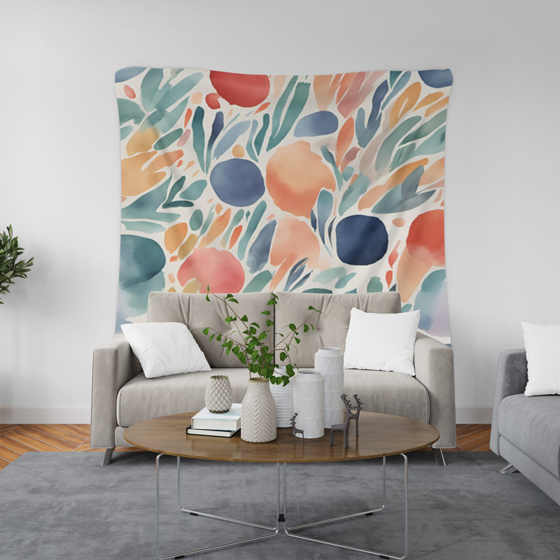 Tapisserie murale, H 88 po x l 104 po