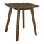 Ensemble de 3 tables basses contemporaines en bois avec deux tables de bout pour une optimisation de l'espace de salon et un style moderne cohésif.