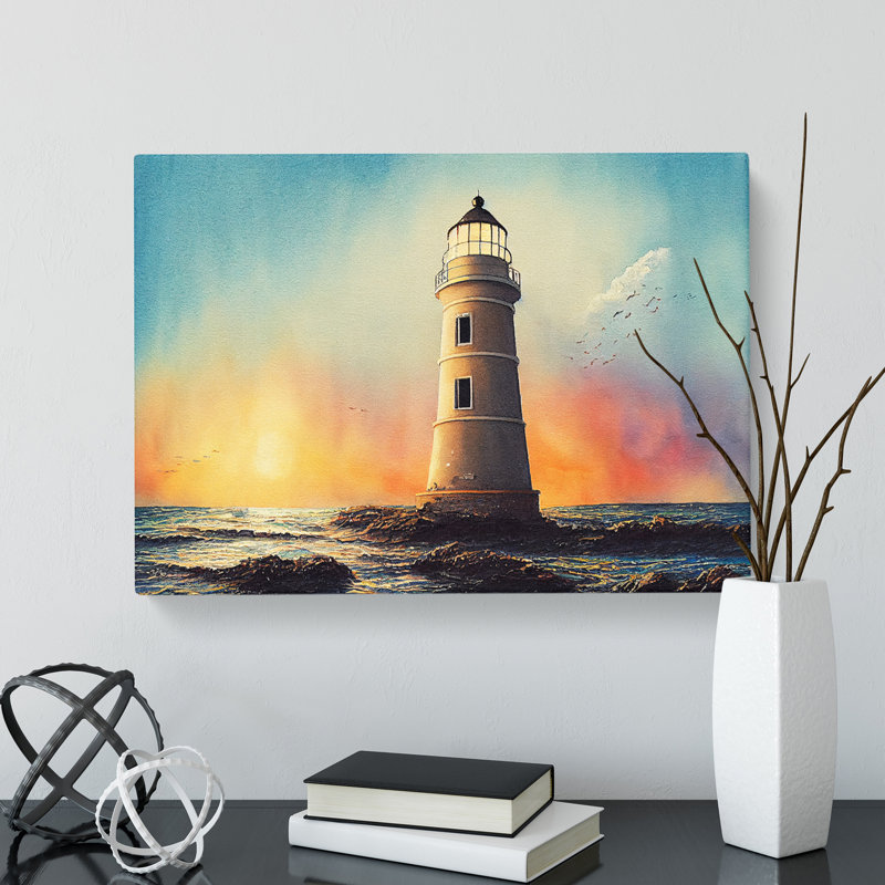 Lighthouse Vol.1 - Wrapped Canvas, 40cm H x 60cm W x 3cm D