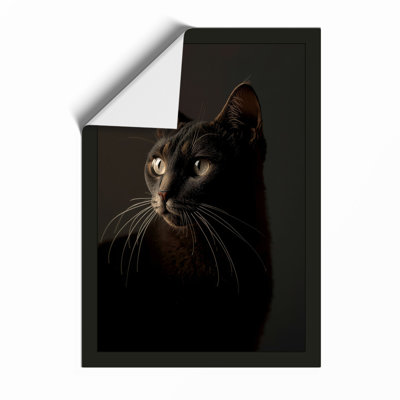Golden Gaze Modern - Framed Print