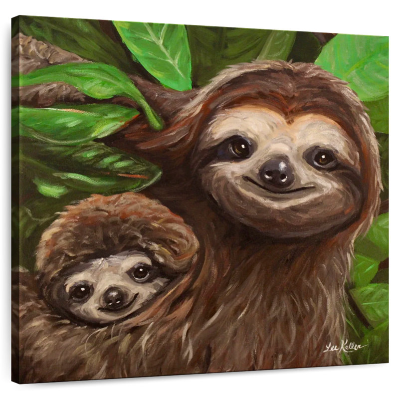 Brampt Sloth All Smiles, 20" H x 20" W