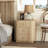 Farmhouse 3 Drawer Wood Nightstand