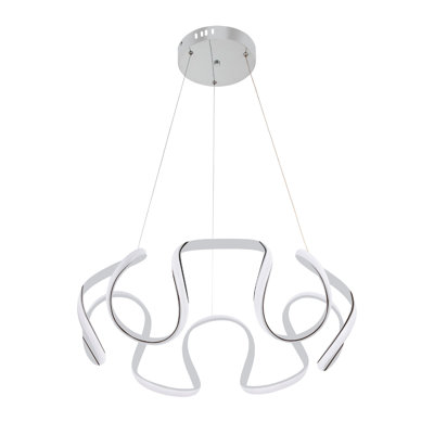 Luminaire suspendu DEL moderne avec télécommande Dimsdale