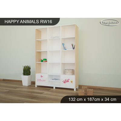 187cm H X 132cm W Kids Bookcase