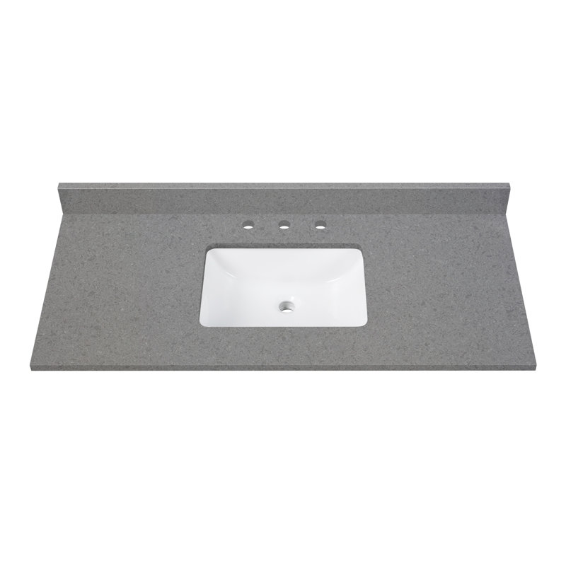 49'' W Single Vanity Top, Contrail Matte