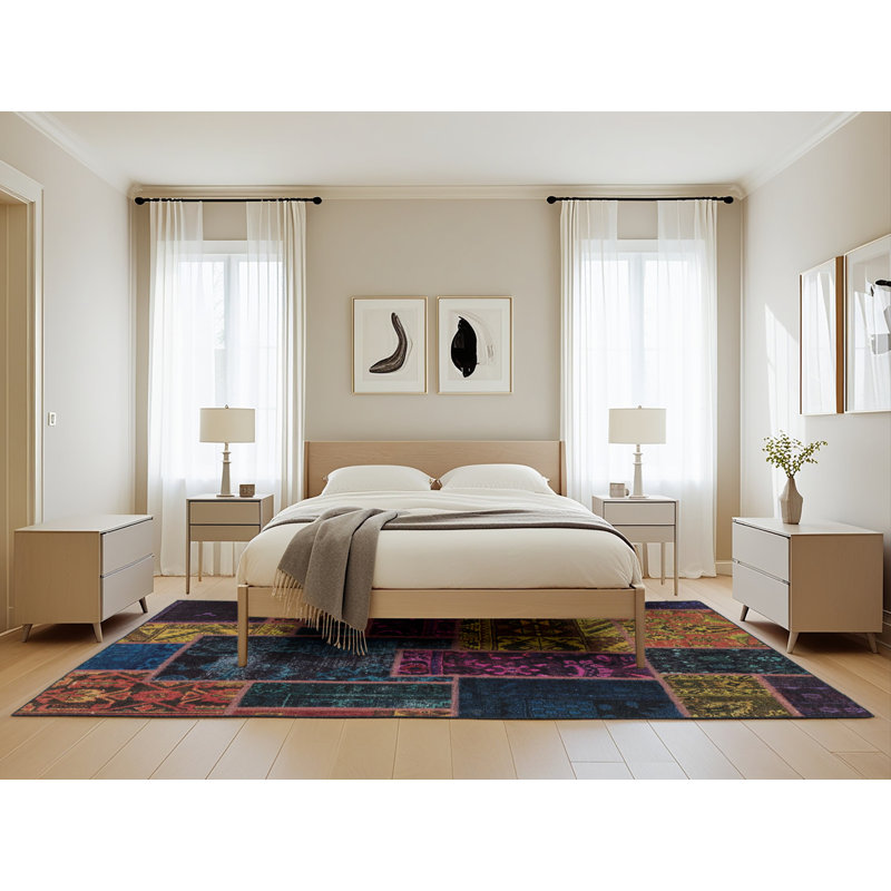 Abstract Indoor Rug, Rectangle 5' x 8'