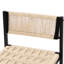 2 tabourets de bar avec corde en papier tissé, base en métal, style moderne, adapté à toutes les occasions, capacité jusqu'à 220 lb, l 14,91 po x H 35,19 po n'importe où,