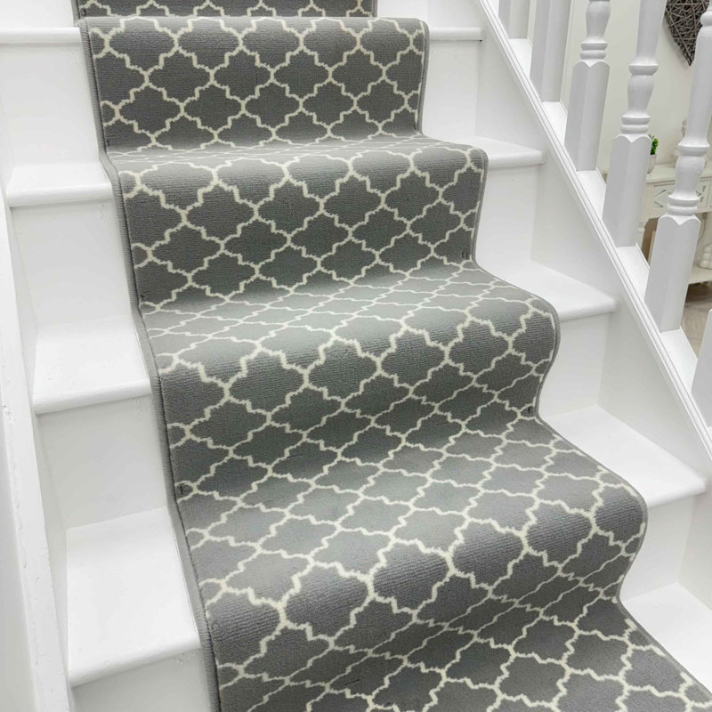 Stair Runner Geometric Area Rug, Runner 60 x 450 cm