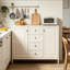 Buffet de rangement en acier avec tiroirs et tablettes réglables