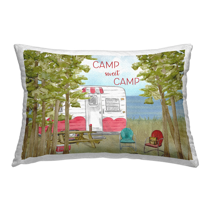 Coussin Sweet Camp Landscape par Sharon Kuplack