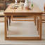Table de salle à manger en bois massif de style français.-110081328