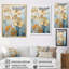 " Golden Blue Geraniums Bloom I "-499192271-499192268