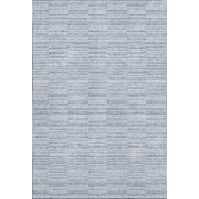 Premium Machine Washable Prisco Sky Rug