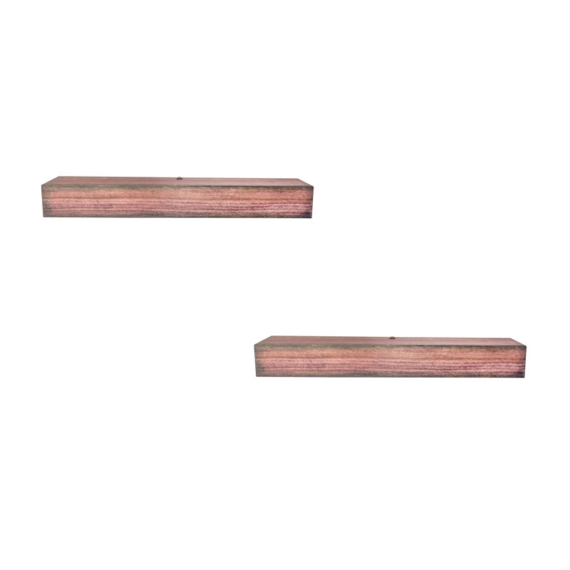 Poplar Floating Shelves, 3" H x 14" W x 5" D