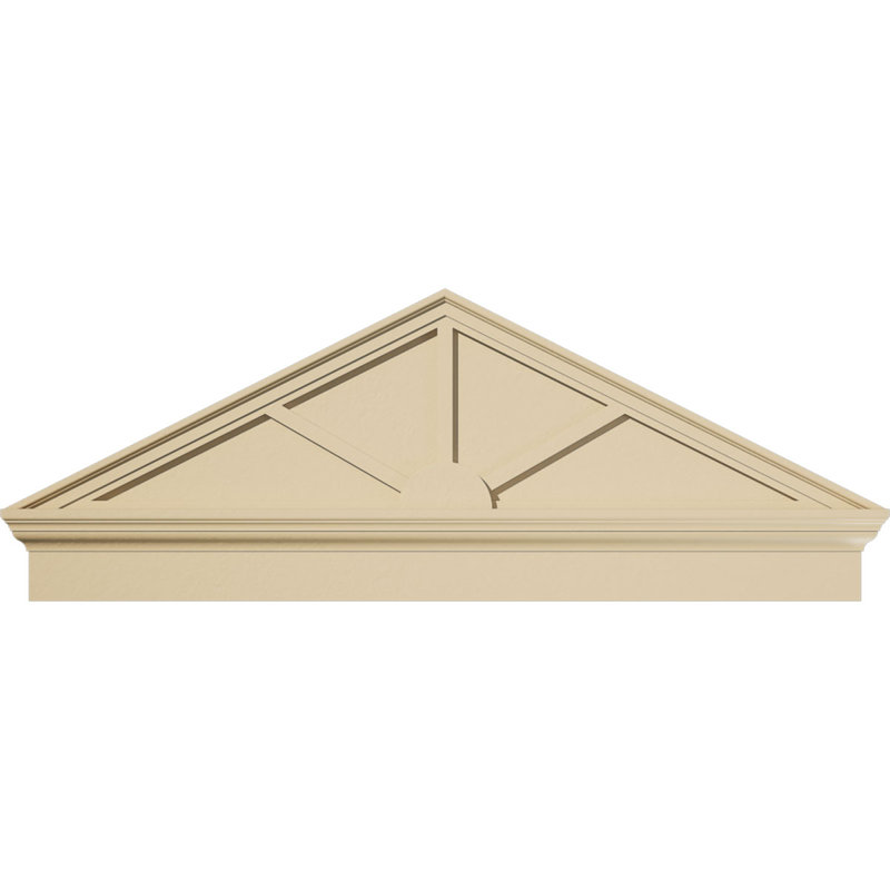 Fronton en uréthane Signature, 54 po x 20,375 po x 2,75 po, Combinaison, 3 rayons