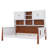 Mimmo Twin Size Platform Bed with Multiple Storage