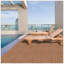 Carreaux de terrasse en plastique emboîtables, installation facile, imperméable, utilisation toutes saisons pour les espaces extérieurs et intérieurs-114649938