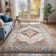 Machine Woven Blue/Brown/Grey Indoor Rug