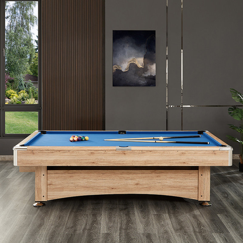 IQOWEL Multi Game Pool Table, Blue, 32" H x 84" W x 48" D