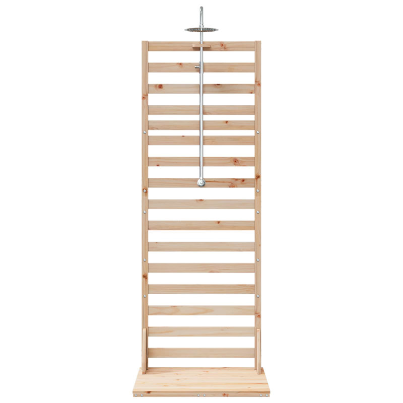 Outdoor Shower and Footwash Spout, Light Oak