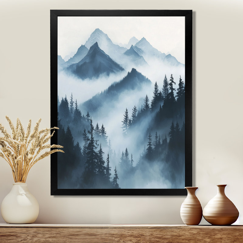 Salon d'art mural GIGNAC - Paysages, Impression d'un seul cadre photo, Noir, H 20 po x l 12 po