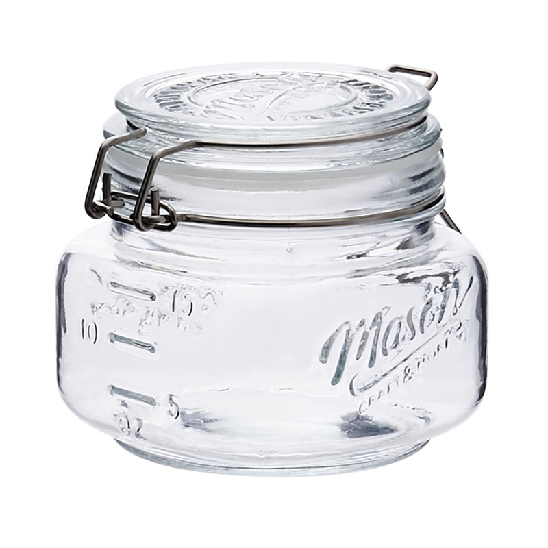 Vintage Storage Jars Glass Jar - Set of 4