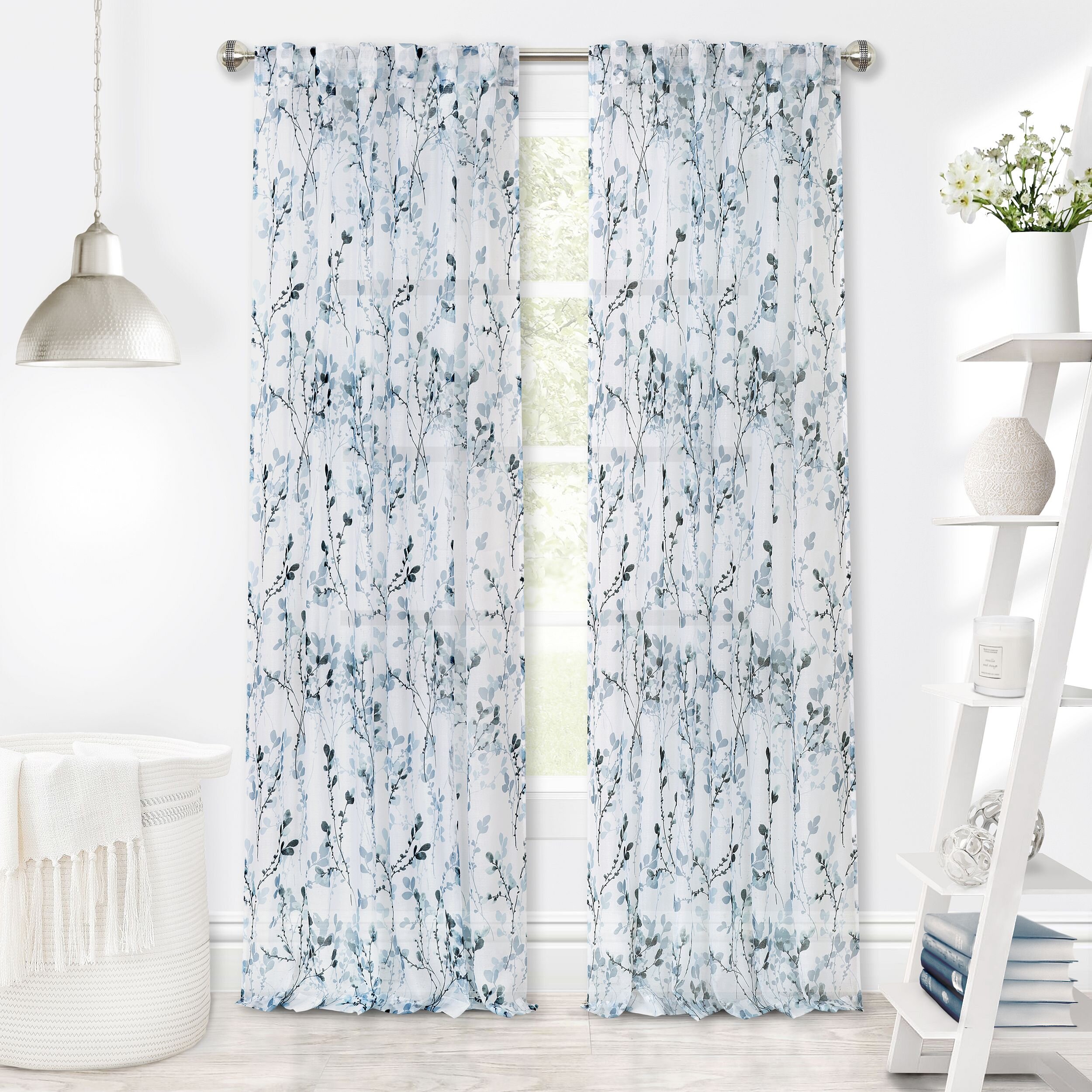 Red Barrel Studio® Wimbley Fabric 22'' Overall Width Curtain