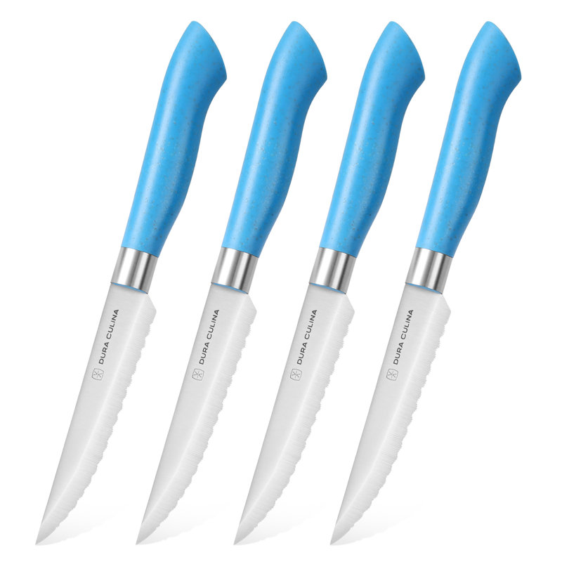 Dura Living Ecocut Steak Knife Set, Blue