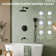 Tub And Shower Faucet 9" High-Pressure Balanced Shower System with 3-Setting Hand Shower