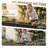 72" x 24" x 30" Weather-Resistant HIPS Elevated Raised Garden Bed with Legs, Large Outdoor Planter Box with Drainage Holes & Liner for Patio Deck, Black (770 lbs Capacity)-123164581-123164583