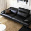 Causeuse-coussin standard en similicuir noir-1751513200
