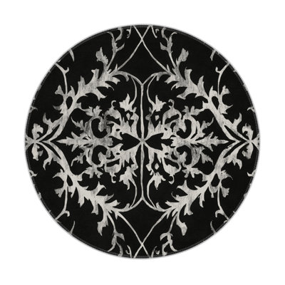 Ebon Elegance Indoor And Outdoor Area Rug