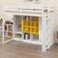 Lit mezzanine en bois avec garde-robe, tablettes et armoire-1731870275-1731870273