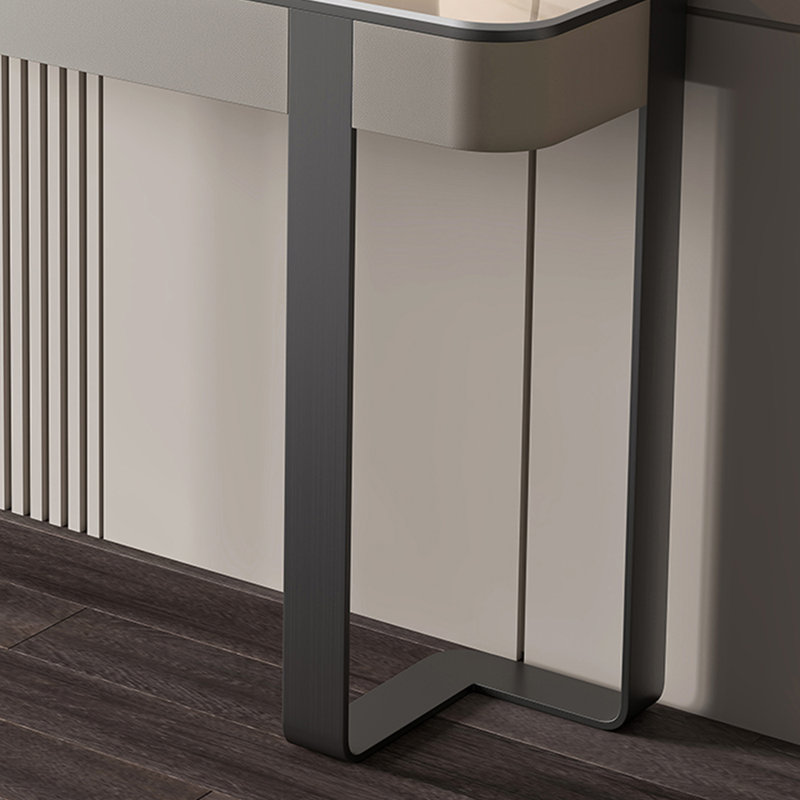 Light luxury modern simple console table, 33.5" H x 63" W x 13.8" D