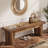 55.11'' Farmhouse Long Entryway Bench