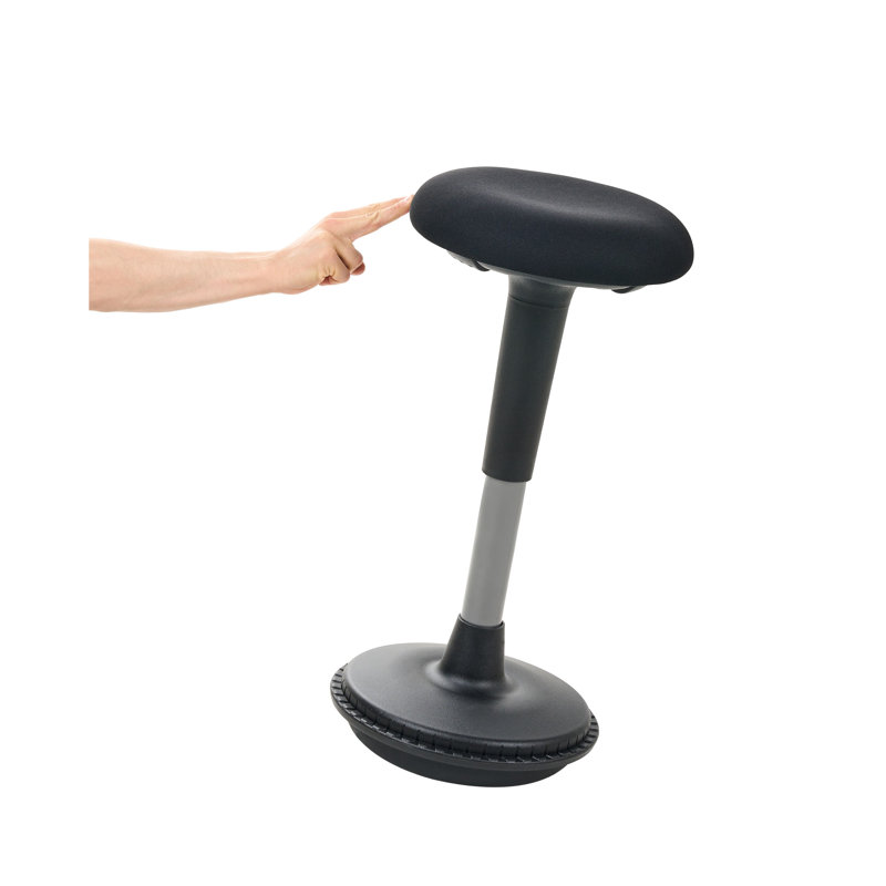 Adjustable Height Ergonomic Active Stool, Black