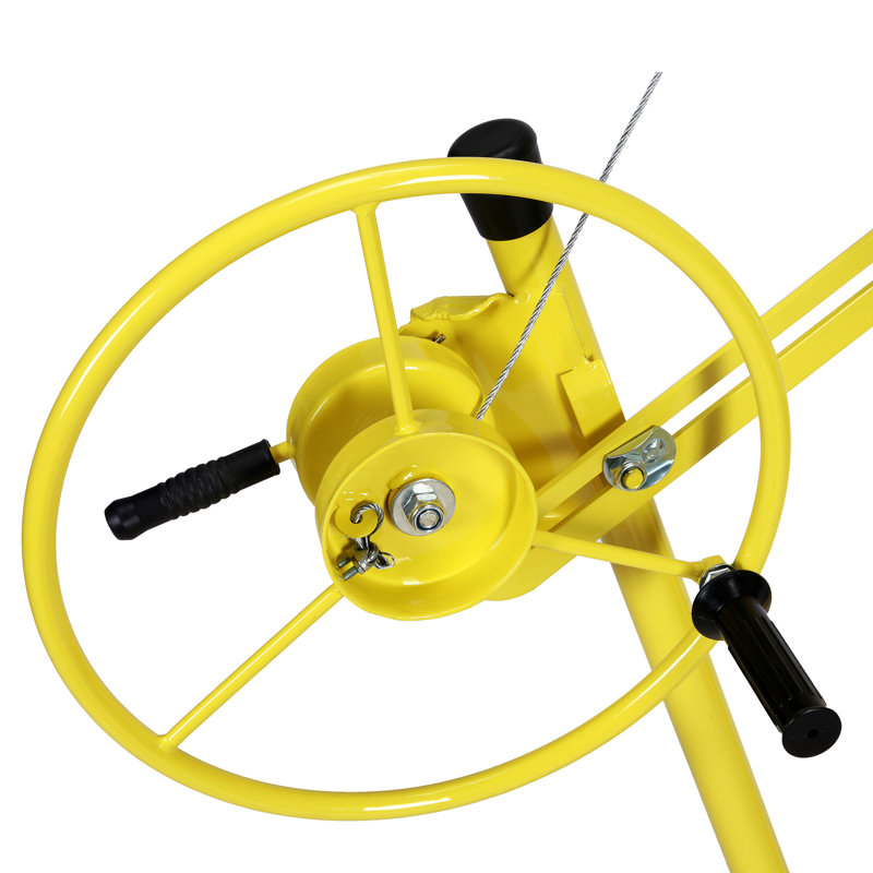 Élévateur pour cloison sèche, H 191,7 po x l 115,3 po x P 61 po, Jaune