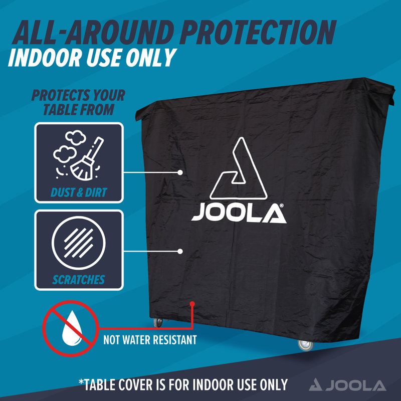JOOLA Dual Function Indoor Table Tennis Table Cover - Ping Pong Table Cavoer with All-Around Protection