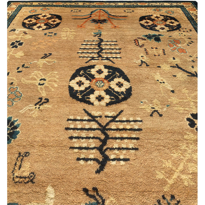Vintage One-of-a-Kind Rectangle 4' X 6'2" Area Rug