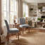 Chaise rembourrée en bois-122525338