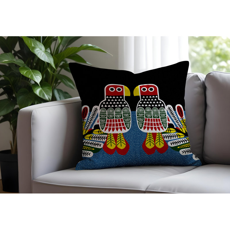 Coussin Folksy, 18 x 18