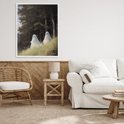 Haunted Morning Ghost, giclée encadrée, design par LSR Design Studio