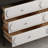 Cream Style Pine Entrance Cabinet Accent Chest