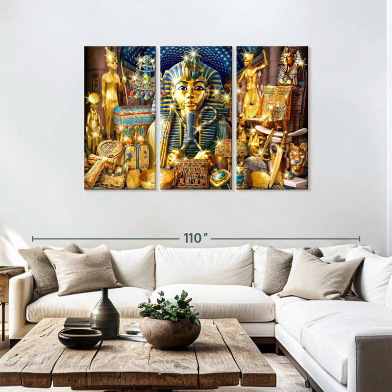Keiri Treasures Of Egypt, 48" H x 74" W