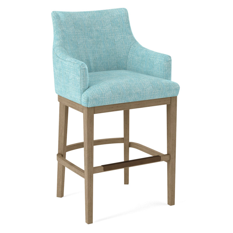 Upholstered Stool, 61412-32, Beachwood
