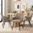 23" Wide Upholstered Dining Arm chairs-120200055